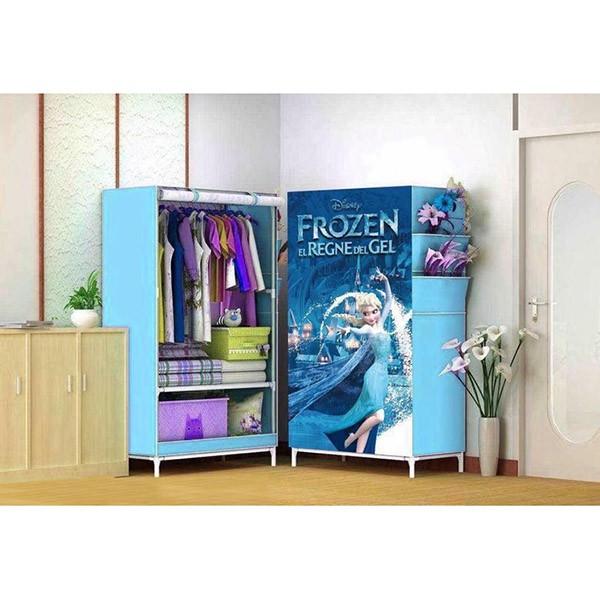 Lemari Pakaian Single R1 Karakter FROZEN Rak Baju Dewasa & Anak IMPORT