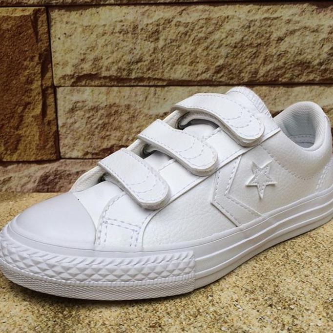 SEPATU ANAK - CONVERSE STAR PLAYER EV 3V OX WHITE (ORIGINAL) FASHION ANAK