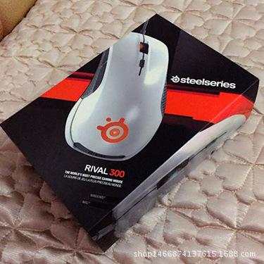 Sai Rui RIVAL300 Kabel Optik Permainan Game Mouse RGB1680 Juta Warna Symphony Pernafasan Ringan Mouse-Internasional
