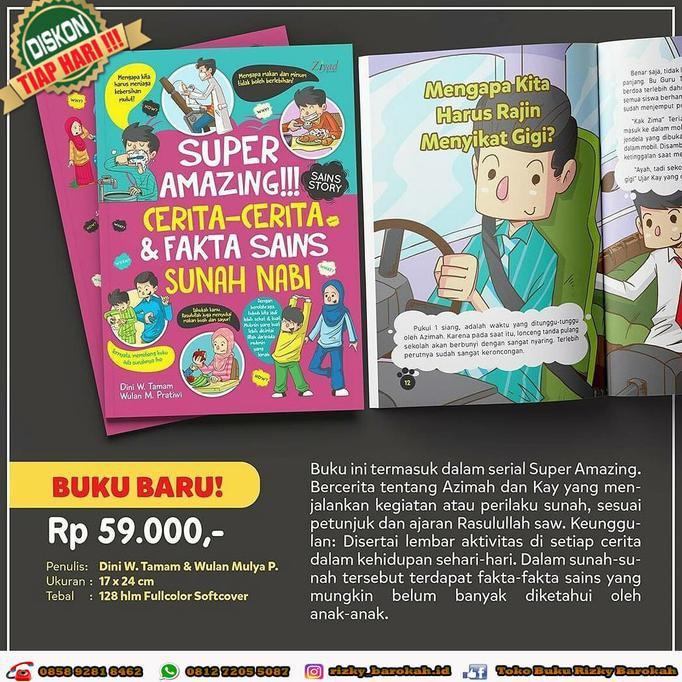 Super Amazing!!! Cerita-Cerita & Fakta Sains Sunah Nabi - Kidsbook