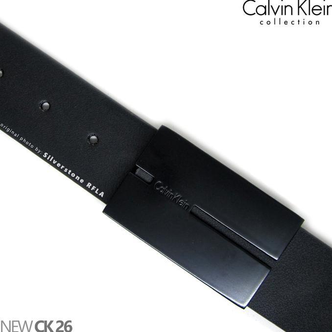 Gesper Pria - Calvin Klein Executive Ck-26 - Sabuk Ikat Pinggang Kulit - Djfpwjg