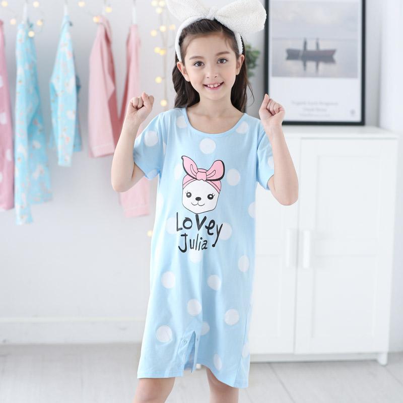 Nơi bán 100% Cotton Mùa Hè Loại Mỏng Ngắn Tay Váy Ngủ Áo Ngủ