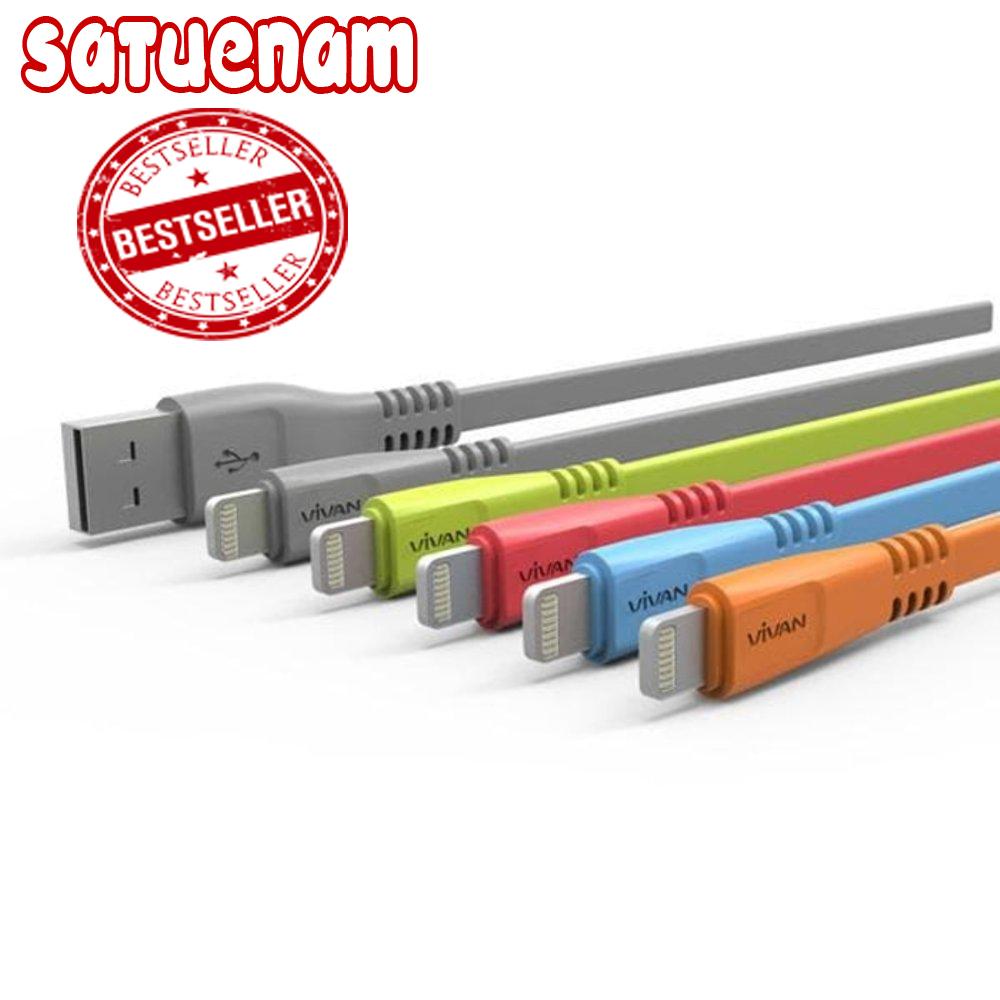 Satuenam - Vivan CCL30 30Cm Lighting Data Cable Toples For Iphone 5/ 5S/ 6/6S - TERMURAH