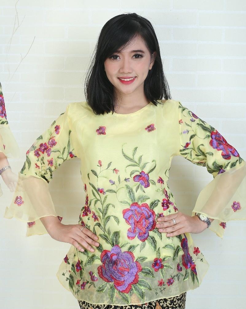 Atasan kebaya wanita/kebaya organza+furing/kebaya organza bordir/kebaya modern terbaru