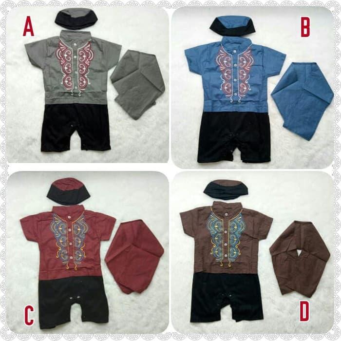 Baju Bayi Muslim Jumper Bayi Romper Koko Bayi