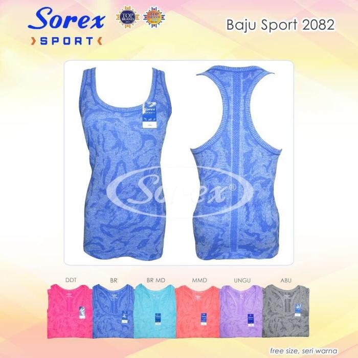Kaos Senam Baju Olahraga Singlet Sport Sorex 2082 - tusRTm