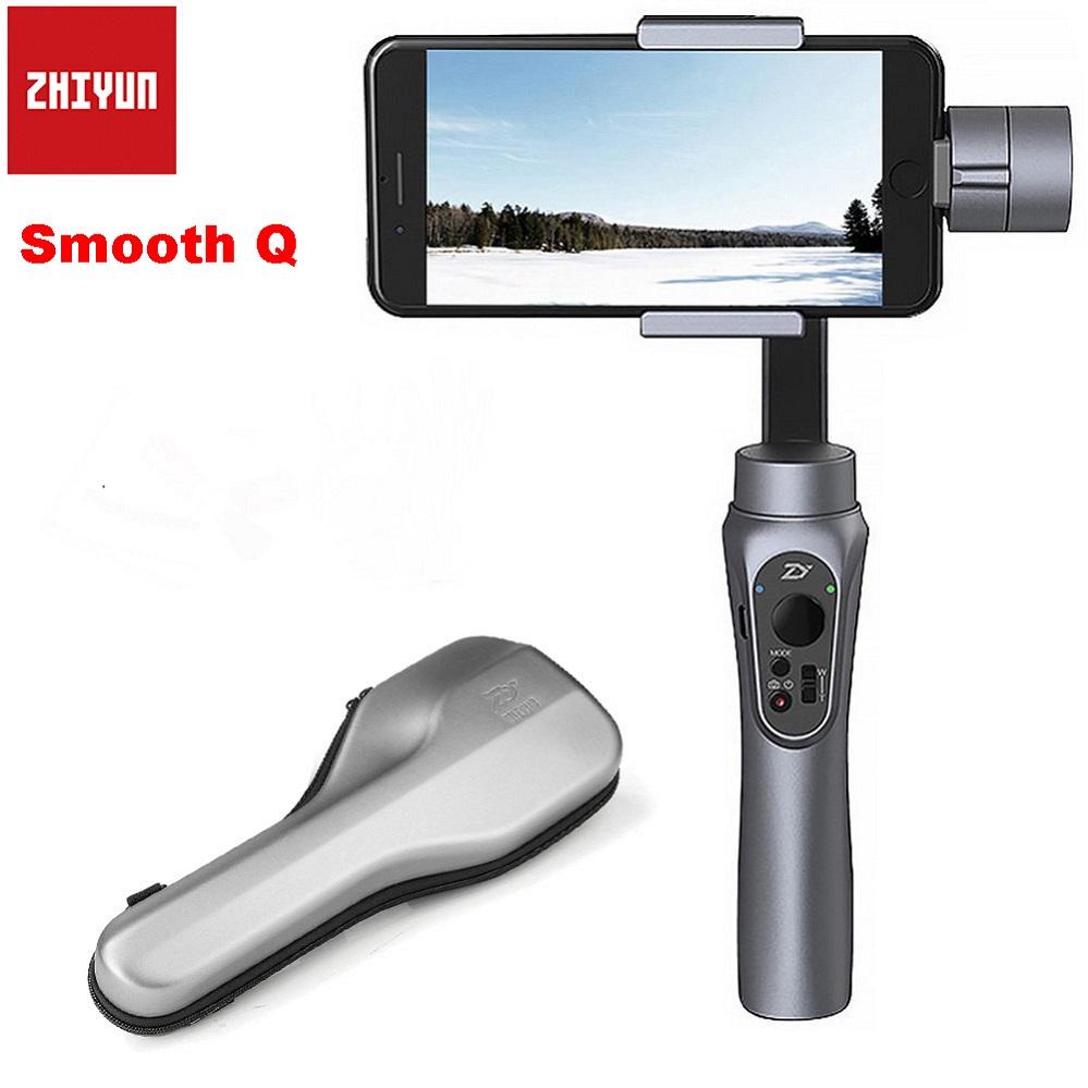 Zhiyun Smooth 4 3-Axis Handheld Smartphone Gimbal Stabilizer VS Zhiyun Smooth Q Model for iPhone X 8Plus 8 7 6S Samsung S9 S8 S7