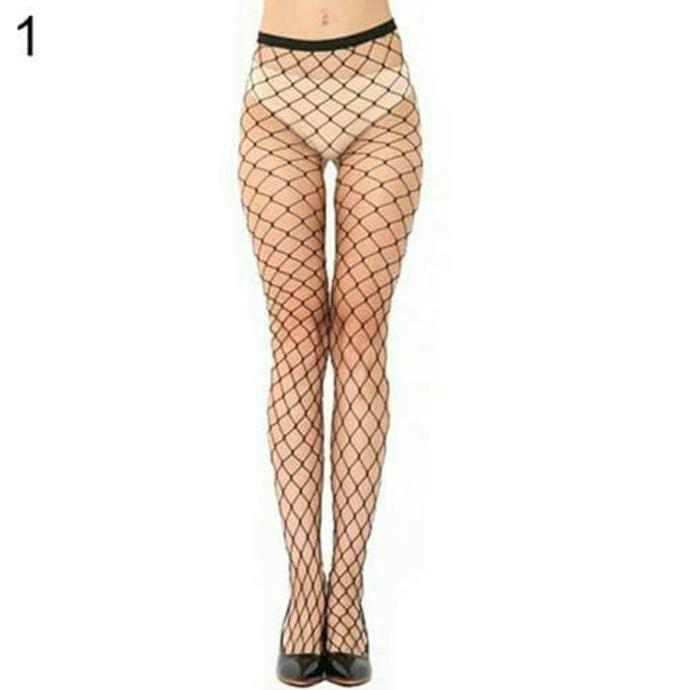 Stoking Celana Model Jaring Besar/Large Mesh Halus dan Lembut