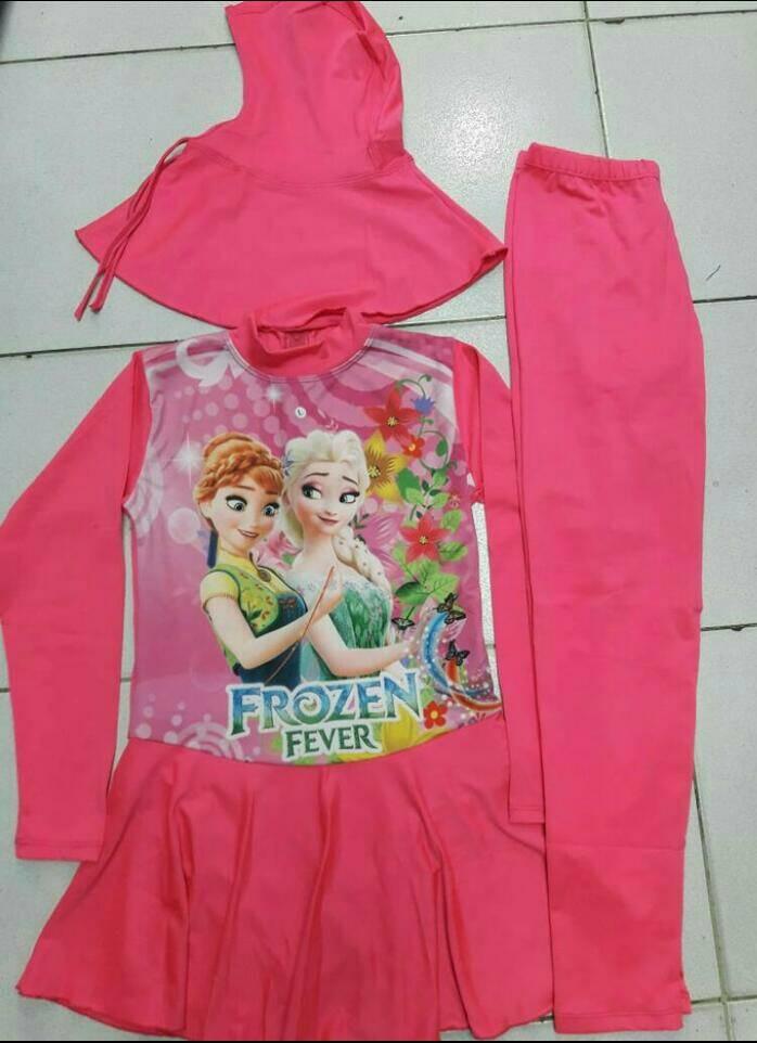 baju renang anak SD muslim FROZEN(6-10thn) - NxkTCP