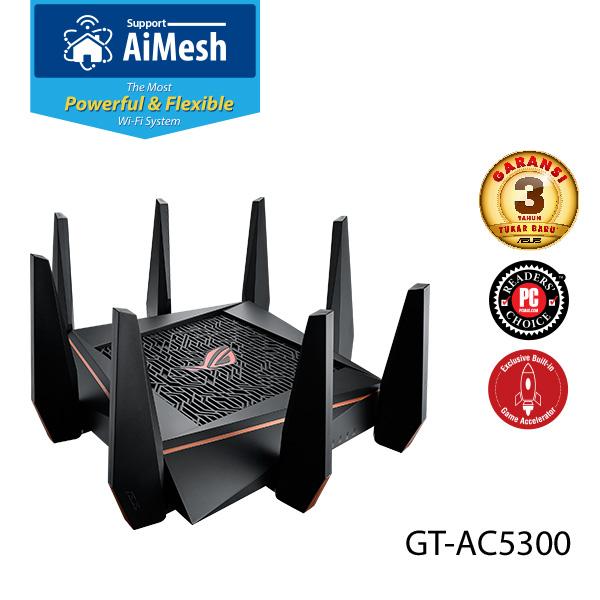 ASUS Wireless ROG Rapture GT-AC5300 Tri-Band AC5300 WiFi Gaming Router AiMesh