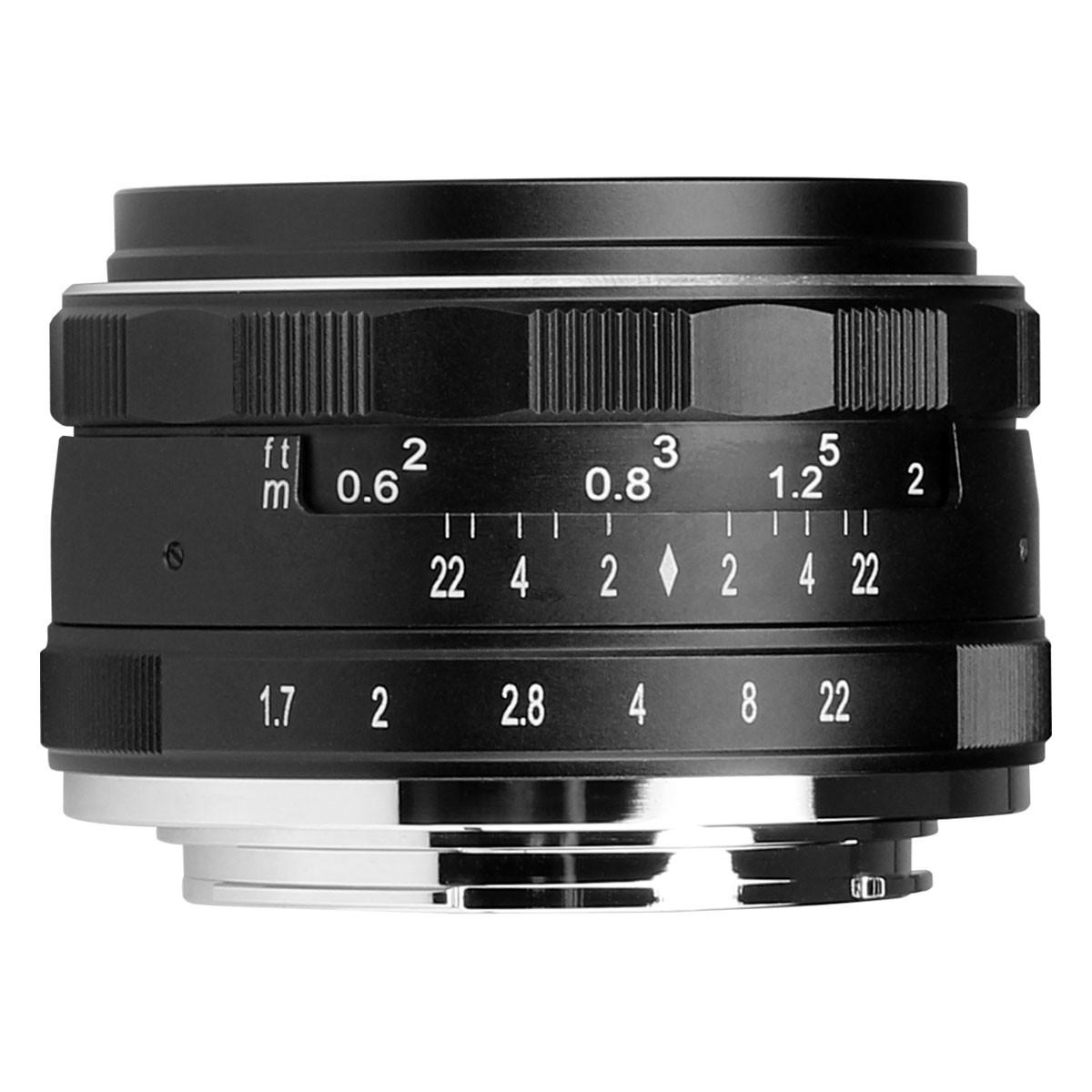 Meike 35mm APS-C F1.7 Manual Focus Lensa For Sony - FREE Kenko Pro1 UV