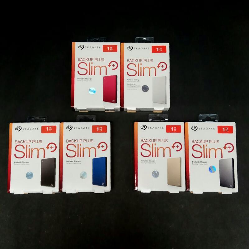 Harddisk Hardisk External Seagate Backup Plus Slim 1TB 1 TB GARANSI 3 TAHUN