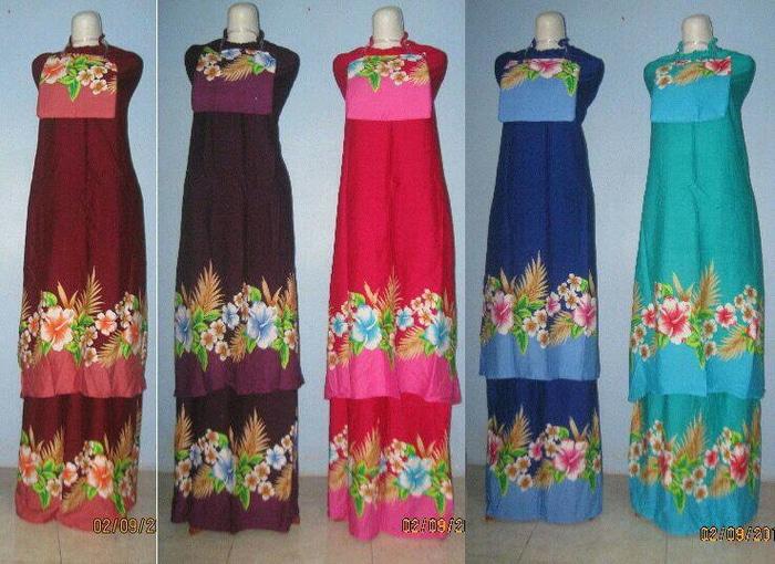 mukena bali kembang sepatu warna PROMO