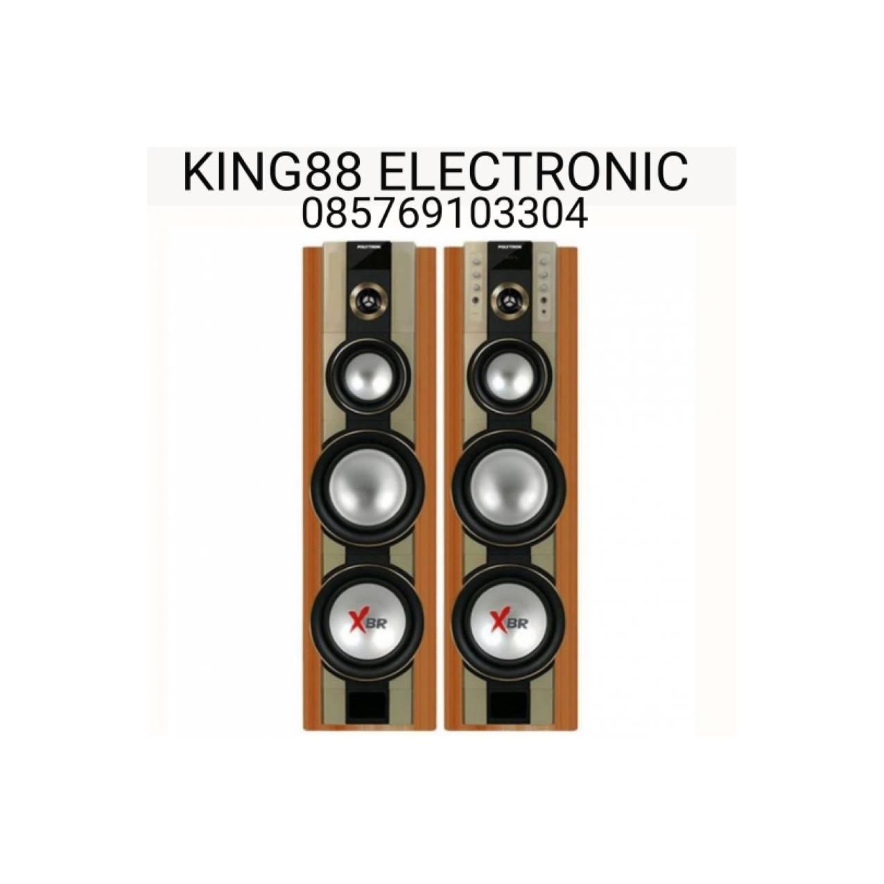 SPEAKER ACTIVE POLYTRON PAS-78 BASS TREBLE CONTROL USB MP4 XBR WOOFER