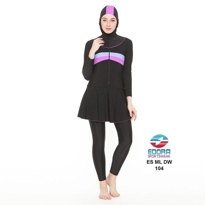 BAJU RENANG MUSLIMAH EDORA ES ML DW 104, PAKAIAN RENANG MUSLIMAH M-XL - TERLARIS