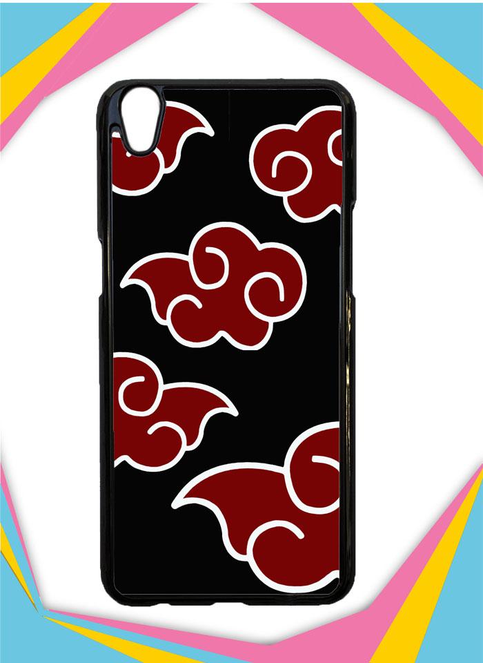 Casing Hardcase Custom OPPO A37 Naruto Akatsuki Cloud Emblem Case Cover