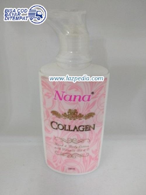 Laz COD - Nana Collagen Whitening Lotion Bpom 250ml / Colagen Whitening Lotion Diperkaya Vitamin B3 / Putih - Lazpedia