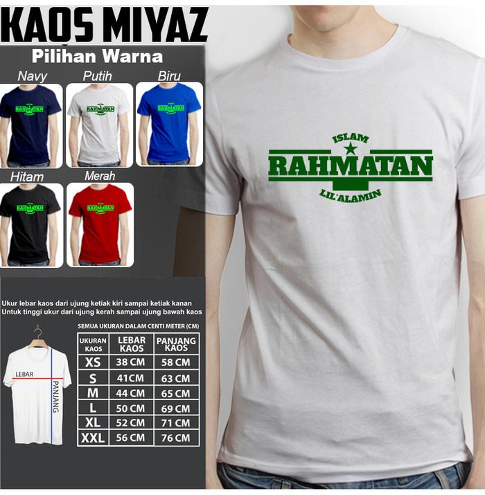 Kaos Dakwah Muslim ISLAM RAHMATAN LIL'alamin
