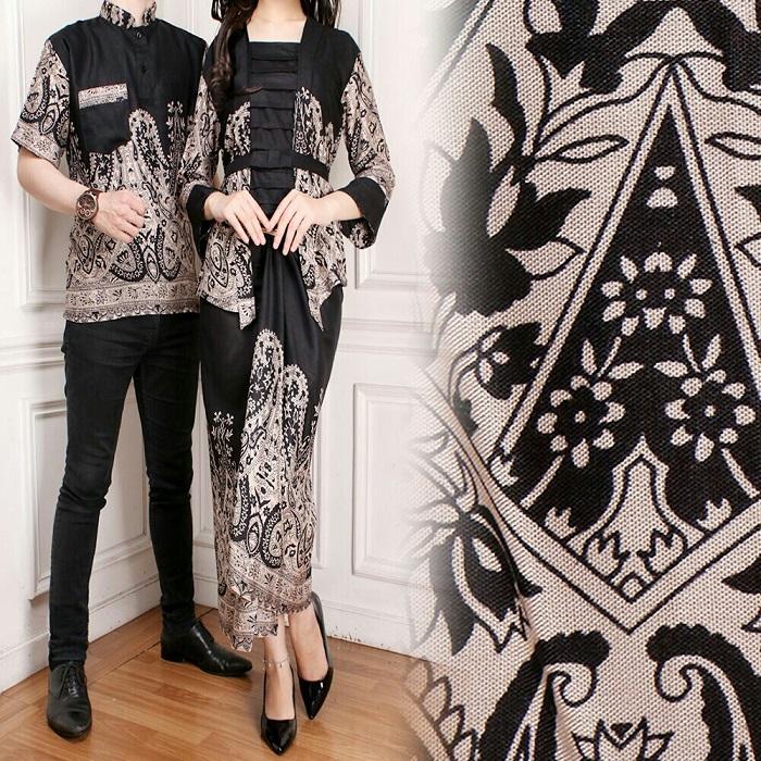 BajuReady 1106 CP VANNESA COUPLE BATIK MODERN SARIMBIT KELUARGA MURAH TERBARU BAJU PESTA PASANGAN BUSANA TRENDY PRIA WANITA DEWASA WARNA COKSU HITAM MURAH GROSIR KEKINIAN BAHAN KATUN