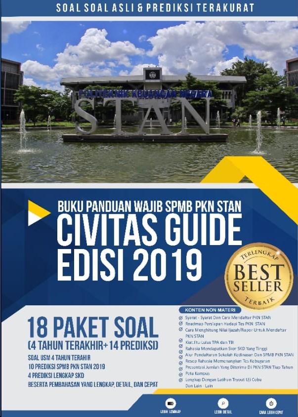 BUKU PANDUAN WAJIB USM PKN STAN EDISI 2019 CIVITAS GUIDE 20 PAKET SOAL