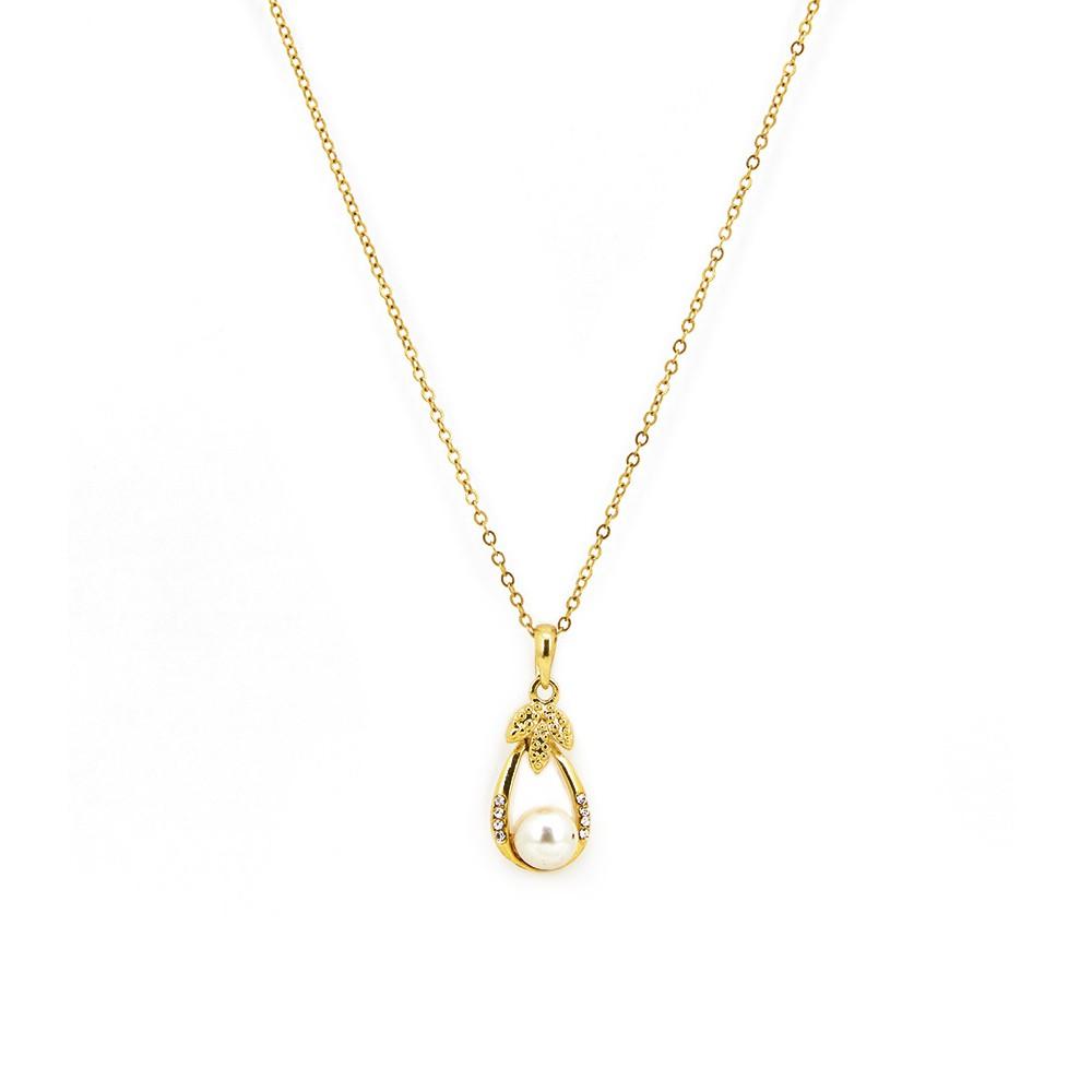 KALUNG FASHION IMPORT SOPHIE MARTIN JILLESA NECKLACE GOLD N00976G1 ORI PARIS FASHION KOREA ORIGINAL