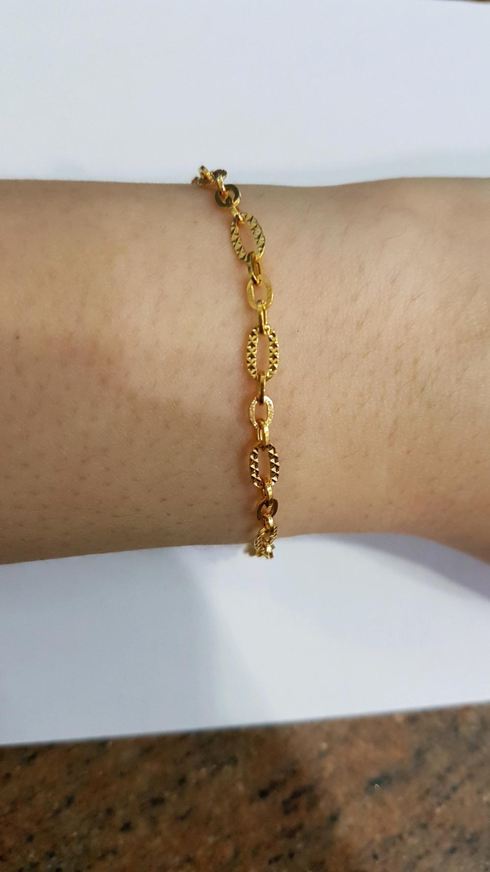 Gelang Emas Asli Kadar 700 Model Vanessa 2 Gram