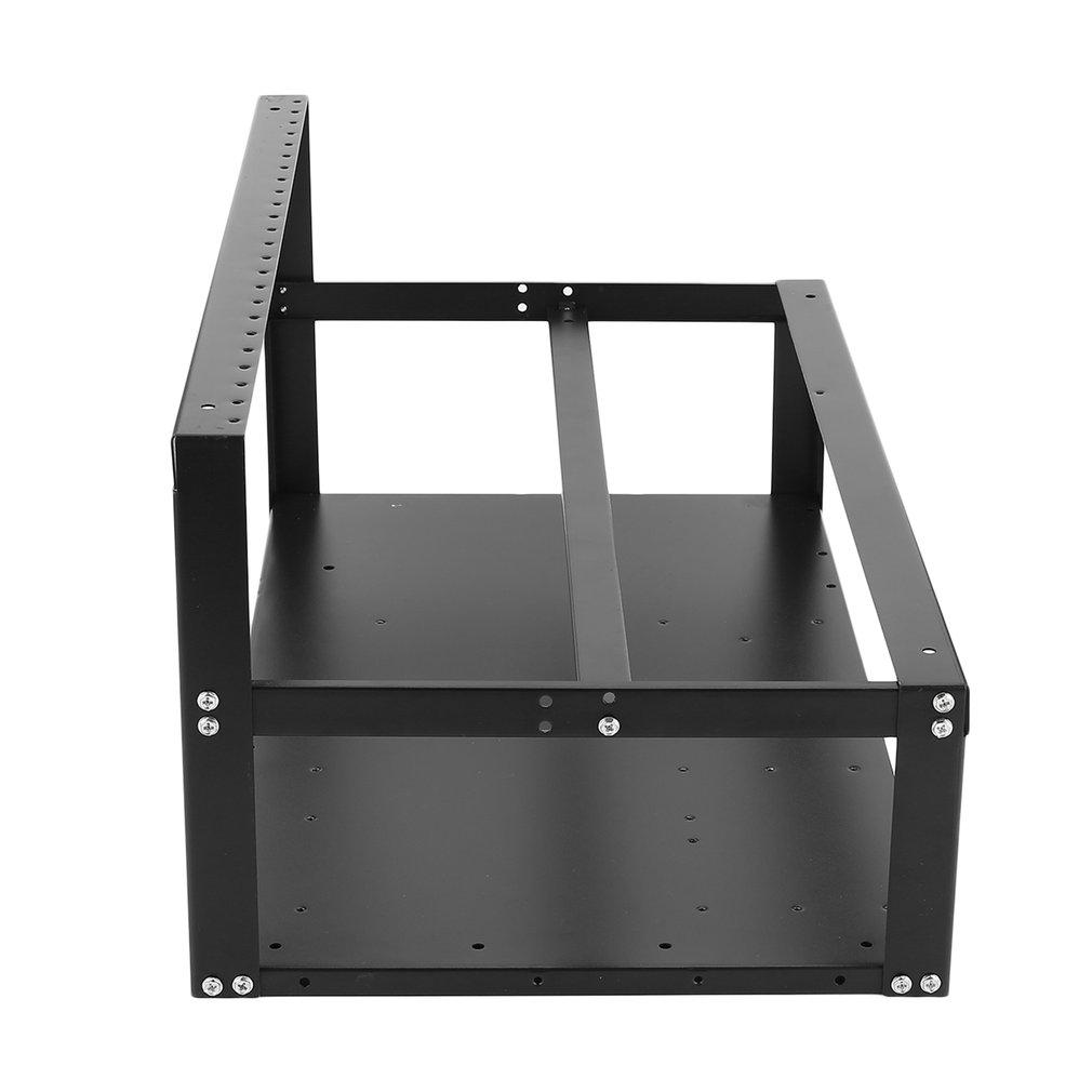 GOFT Open Air Frame Mining Rig Overlying Case Rack for 6 GPU for ETH Chassis black
