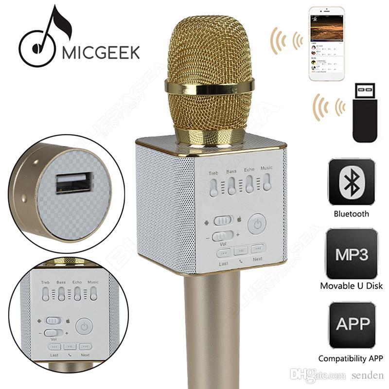 Mic Karaoke Wireless Q9 / Mic Smule / Mix Wireless Bluetooth / Mix Karaoke Murah