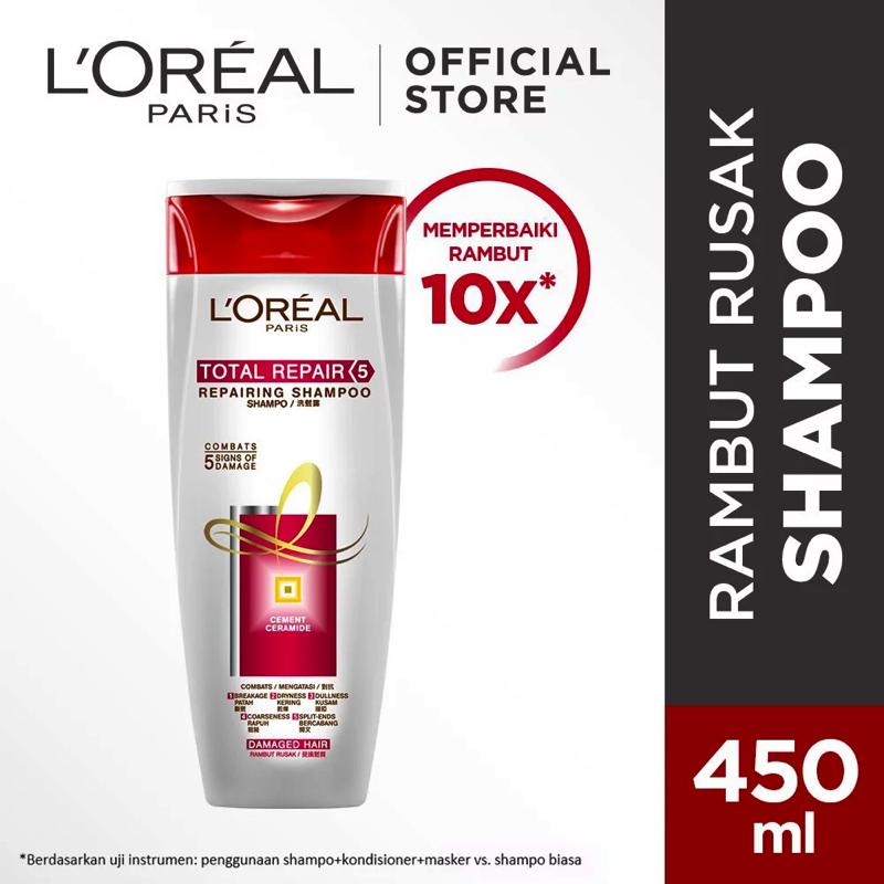 L'oreal Paris Total Repair 5 Shampoo - 450 mL