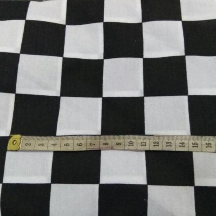 Kain kotak bali / kain kotak catur / bahan katun