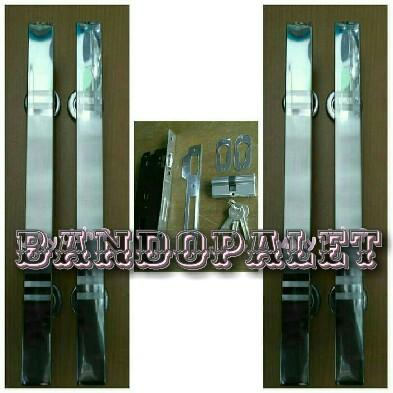 1 Set 2 Pasang 33 cm Gagang Pintu Tarikan Pintu Pegangan Kunci Pull Handle Pintu Rumah Stainlees Stainles Silver Chrome Crom Chrom Besi Minimalis Hendle Pintu Body Bodi Kunci Pelor Perror Classic Klasik Modern Minimalis