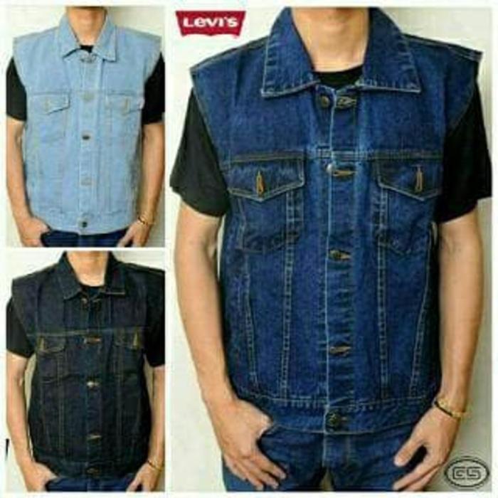 Jaket rompi pria Levis 4 varian warna
