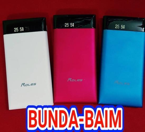 POWERBANK ROLES 20000mAh R12 / POWER BANK ORIGINAL R 12 20000 mAh SJ0174