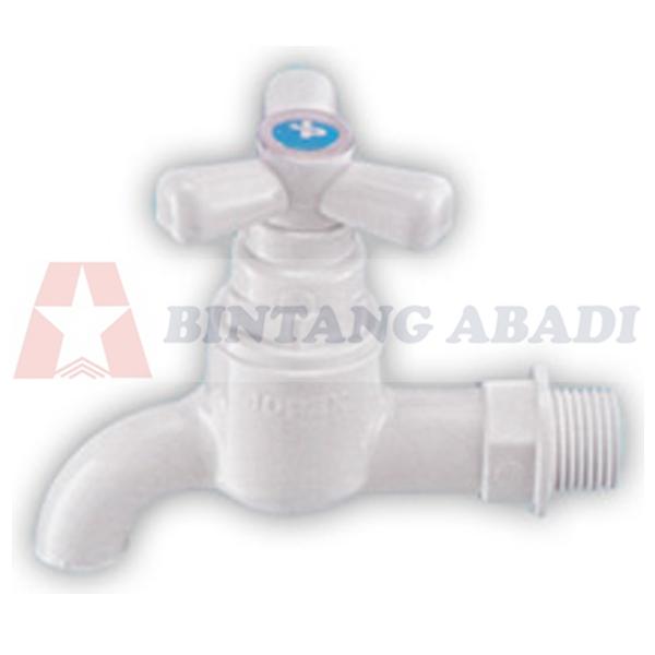 Termurah Jopex Keran Air Tembok PVC 1/2
