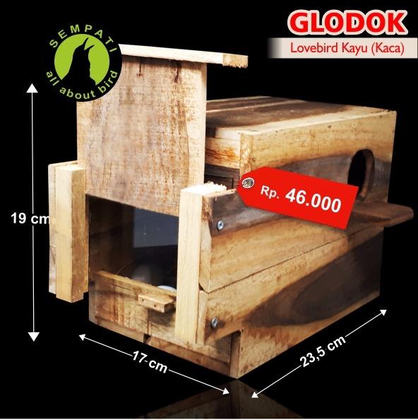 Glodok Glodokan Kaca Sarang Tempat Ternak Burung Lovebird