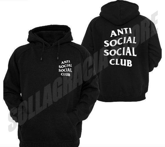 JAKET HOODIE SWEATER ANTI SOCIAL SOCIAL CLUB