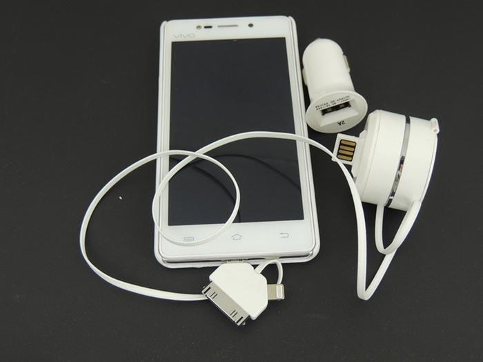 NEW Charger Untuk Mobil (kabel olor tarik panjang 75cm) PROMO TERLARIS