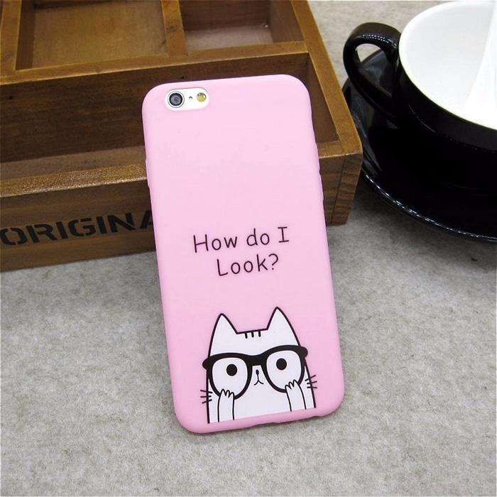 iPhone 5 5s SE 6 7 8 plus 6s 6+ 7+ 8+ Soft Mirror Case Cute Lucu Couple Mickey Minnie Black Pink White Cewek Cowok Cewe Cowo Boy Girl Boys Girls Man Men Woman Women Unik Unique Design Bergambar