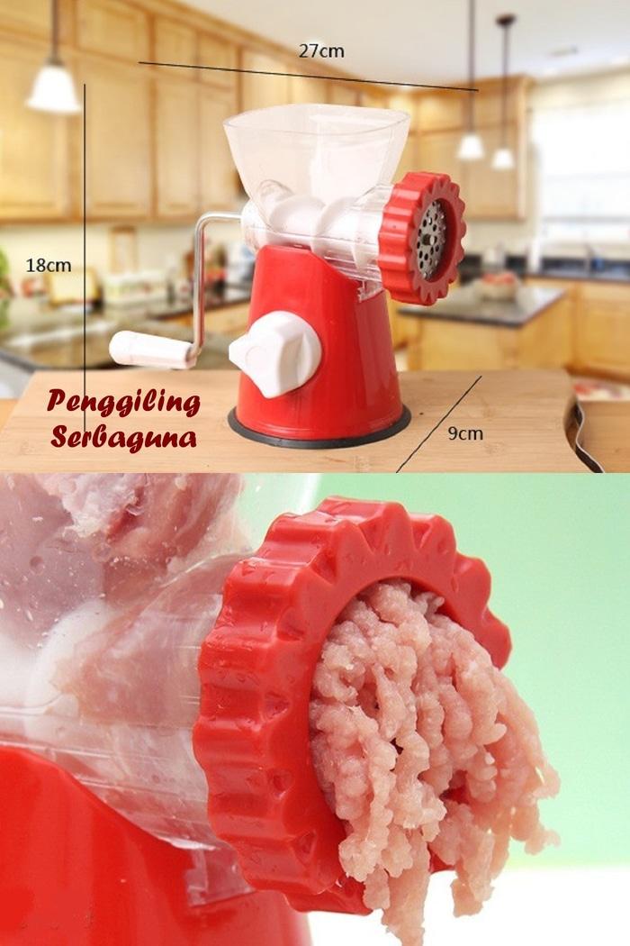 Penggiling daging mesin giling sayuran Ulek Meat Grinder manual alat