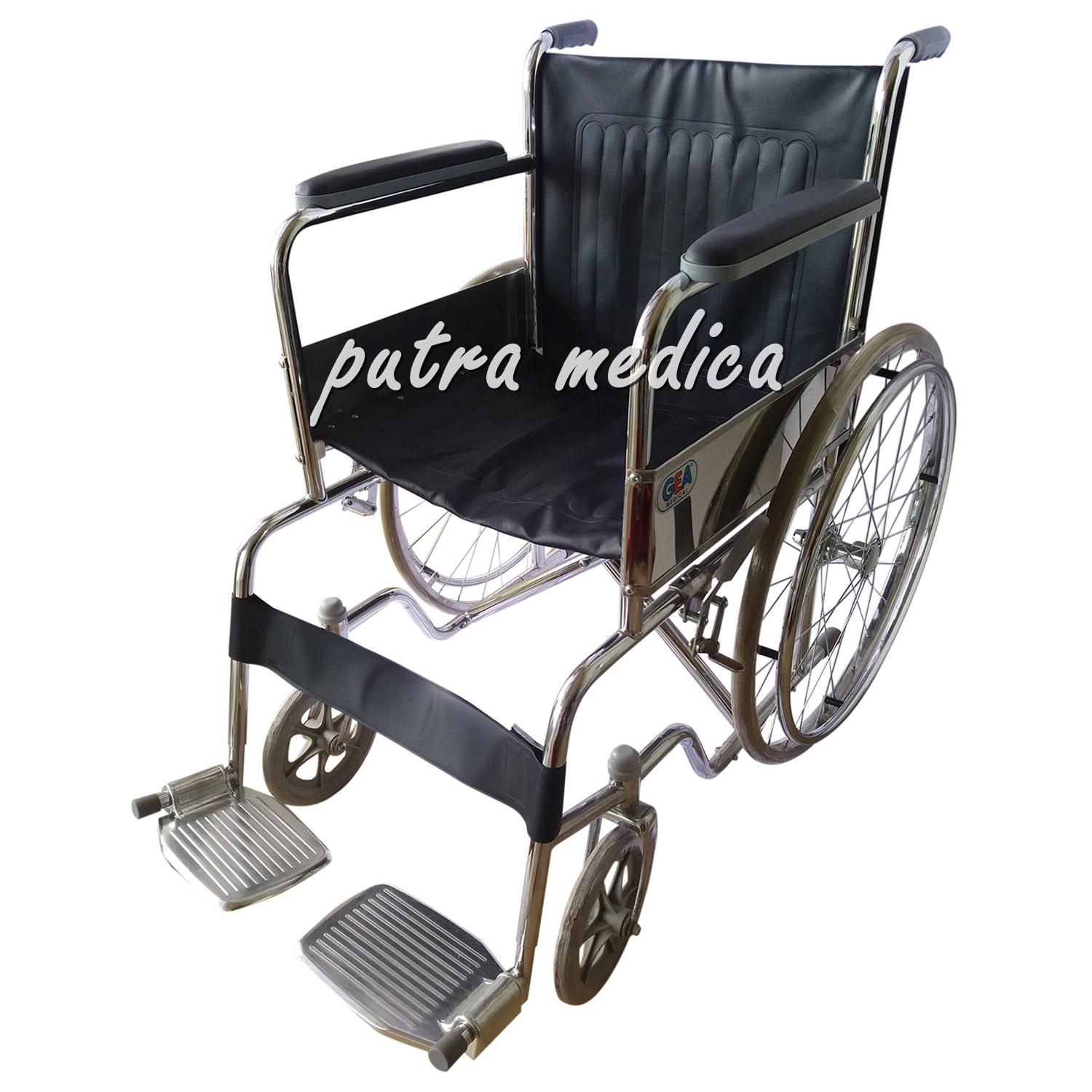 Putra Medica Gea Wheel Chair Economy Solid Tyre FS871 / Kursi Roda