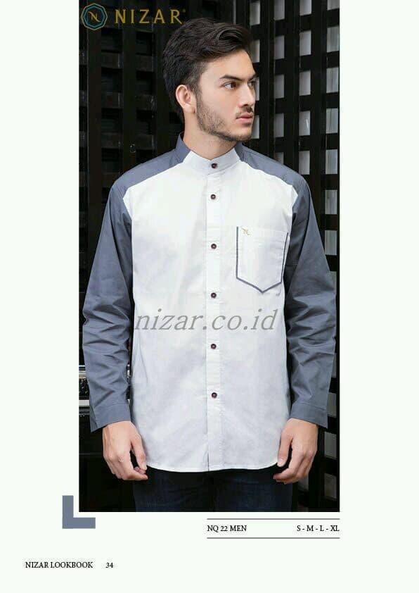Baju Koko Nizar Bordir Original NQ22 MEN