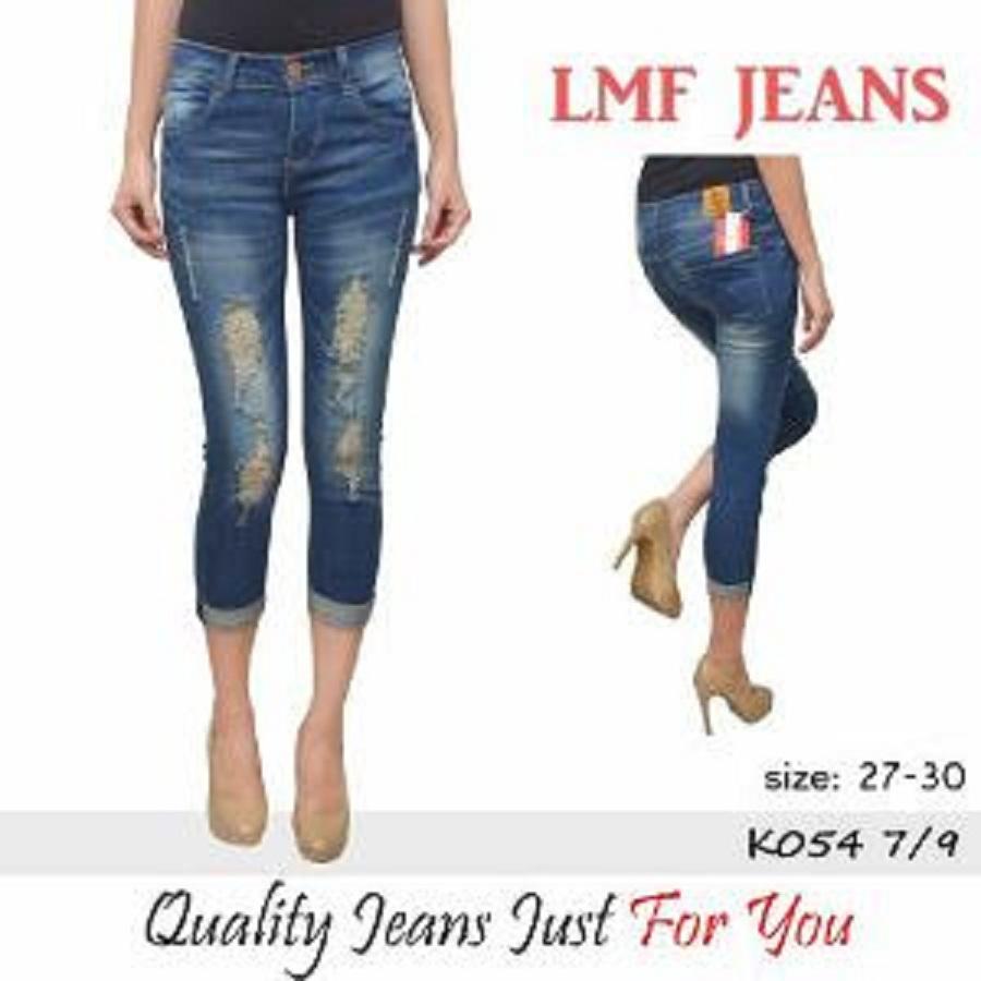 ADB - Jeans 7/9 sobek stik balik - ripped
