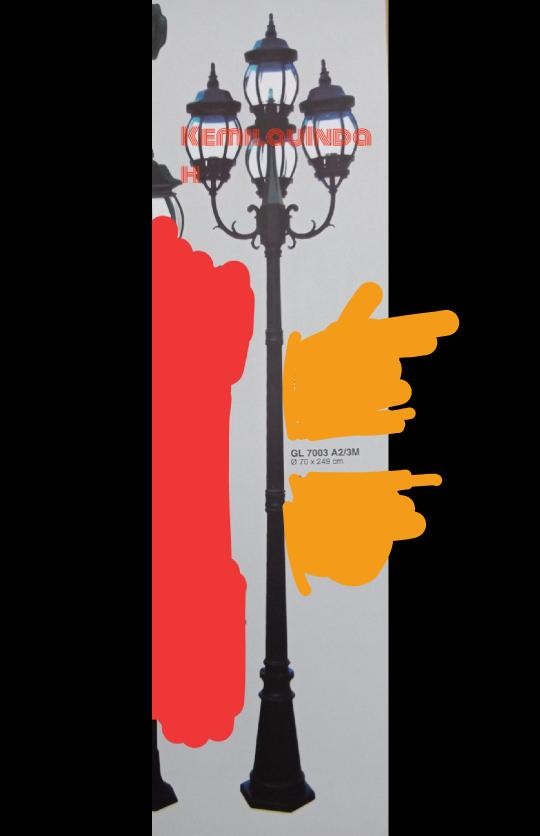 LAMPU TAMAN OUTDOOR 7003 A2/3M lampu gantung lampu gantung led lampu gantung ruang tamu lampu gantung minimalis lampu gantung kristal lampu hias lampu café lampuhiasgantungruangtamu lampu tumblr lampu hias