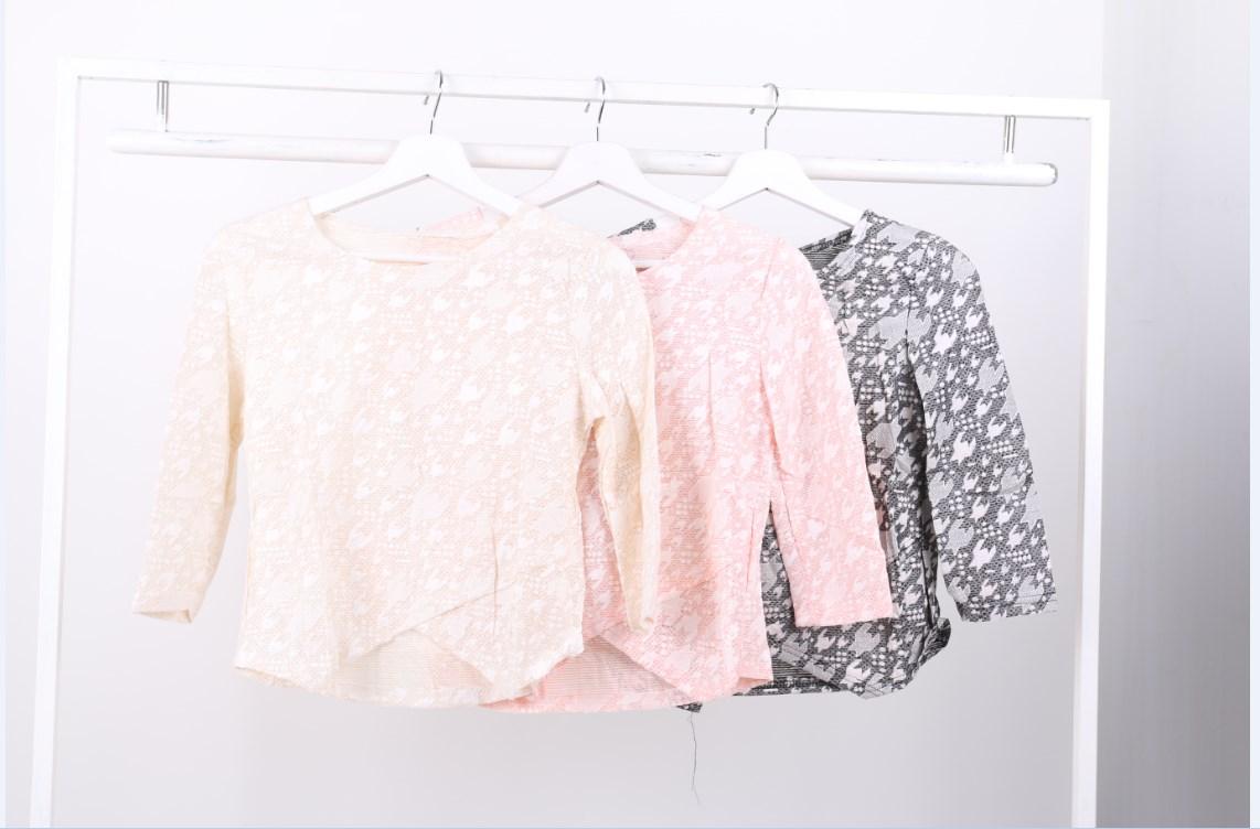 Oma Holley Fashion Bele Blouse Simple Life 3/4 3 Warna-Size M