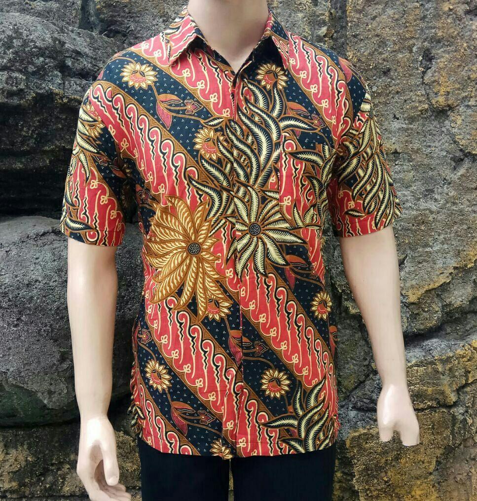 Kemeja Batik Klasik Modernisasi Lengan Pendek