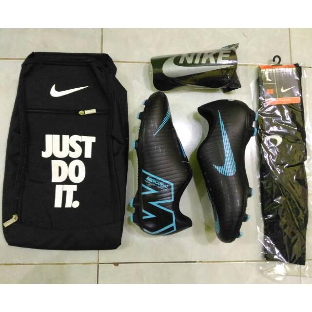 SEPATU BOLA MURAH BERKUALITAS (Copa 18 Black Volt) ( PAKET KOMPLIT )
