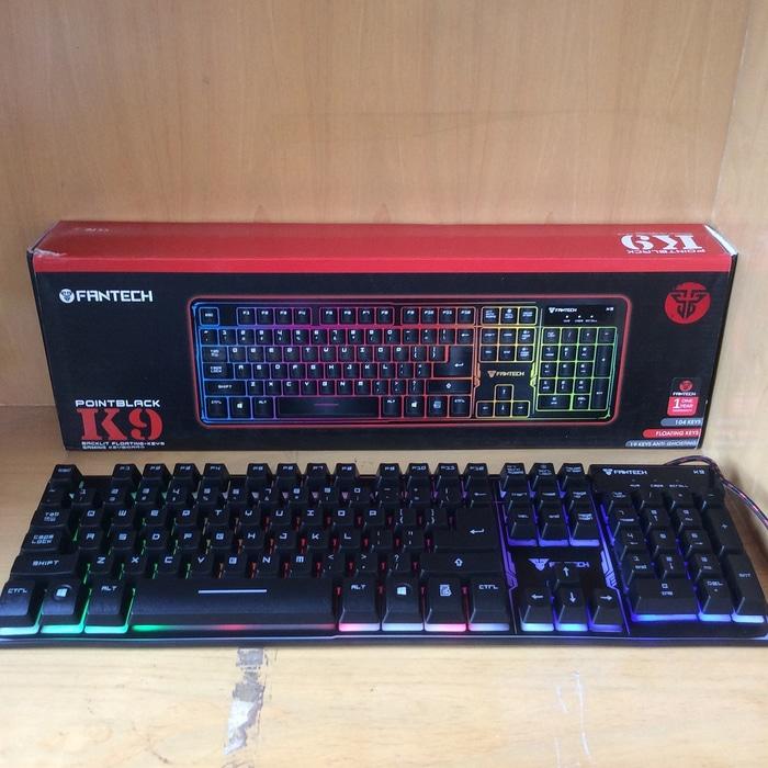 BEST SELLER - Fantech K9 PointBlank Backlit Floating-keys Gaming Keyboard Chroma