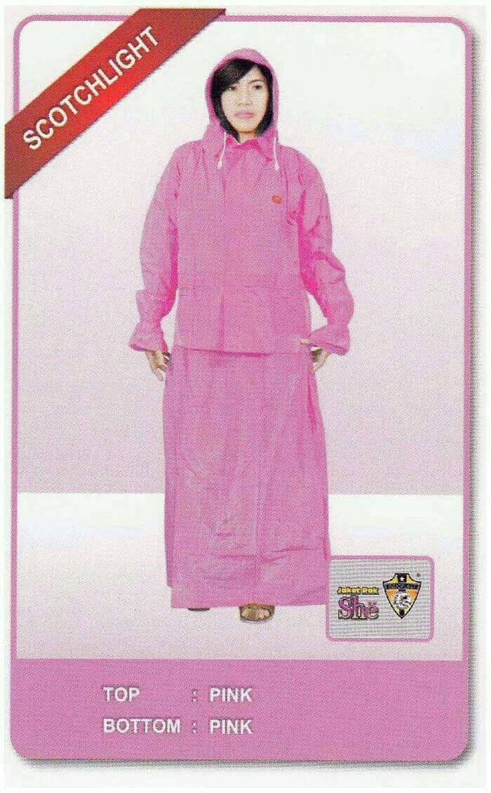 URBAN SHE JAS HUJAN GAMIS MODEL BAJU ROK