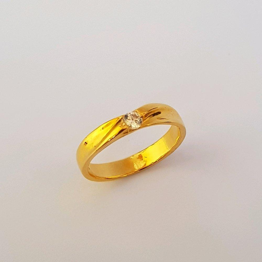Pilihan Terbaik Cincin Emas Asli Kadar 875 emas 21k / Cincin Kawin / Cincin Tunangan / Perhiasan Emas Wanita / Gold Rings