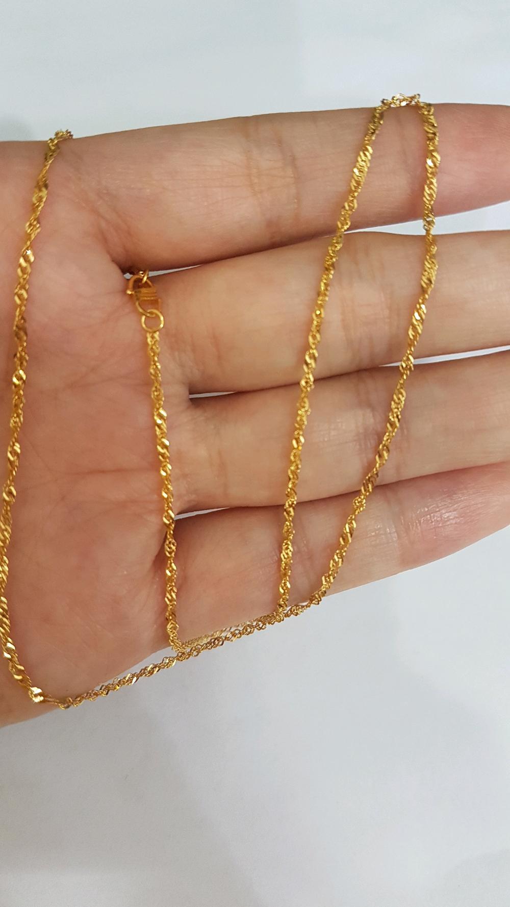 Kalung Emas Asli Kadar 700 Model Disco 2 Gram